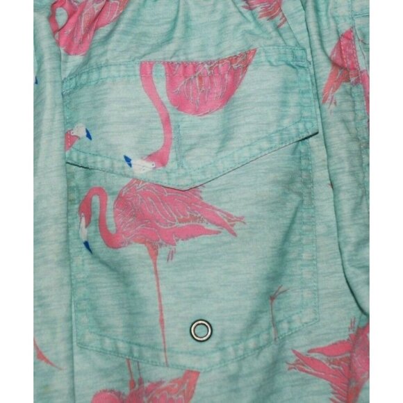 St. John's Bay Men's Swimming Trunks Size M Pockets Flamingos Elastic Tie Waist - Picture 5 of 8